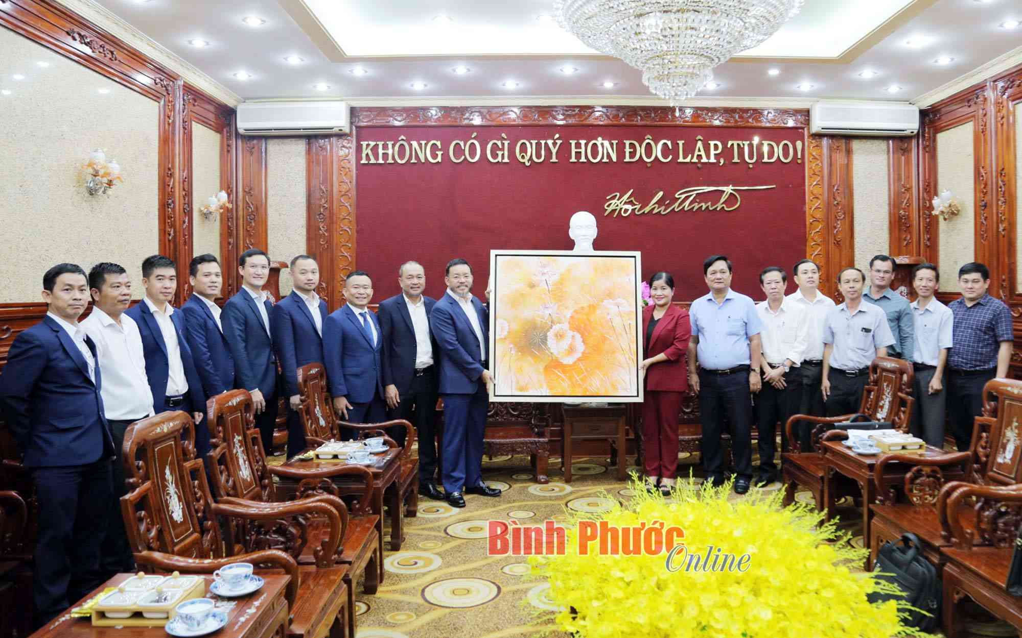 Đất Xanh Group mong muốn đầu tư các dự án tại Bình Phước
